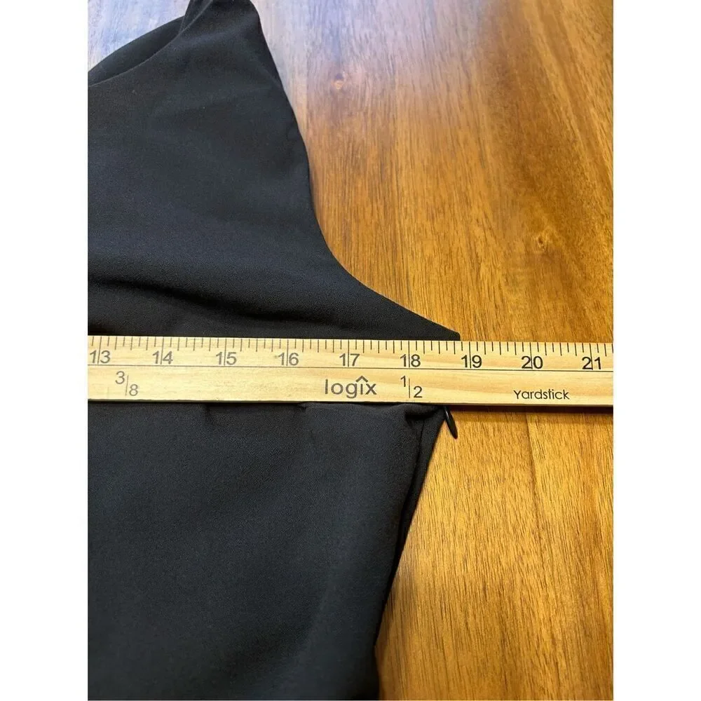 Stile Benetton Womens Knee Length Dress Black Size Large - Picture 6 of 7